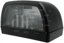 Nummerpladelygte 102 x 56,5 x 55 - 12/24 volt